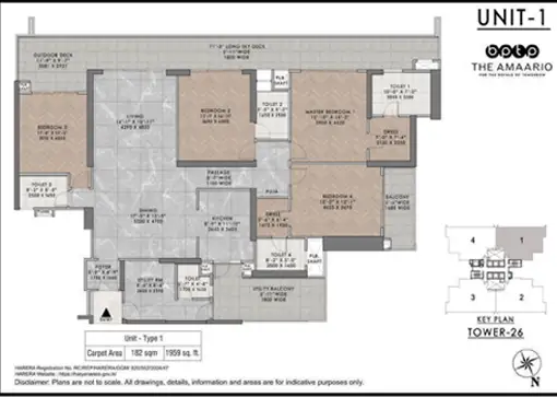 Prateek Grand Begonia Floor Plan
